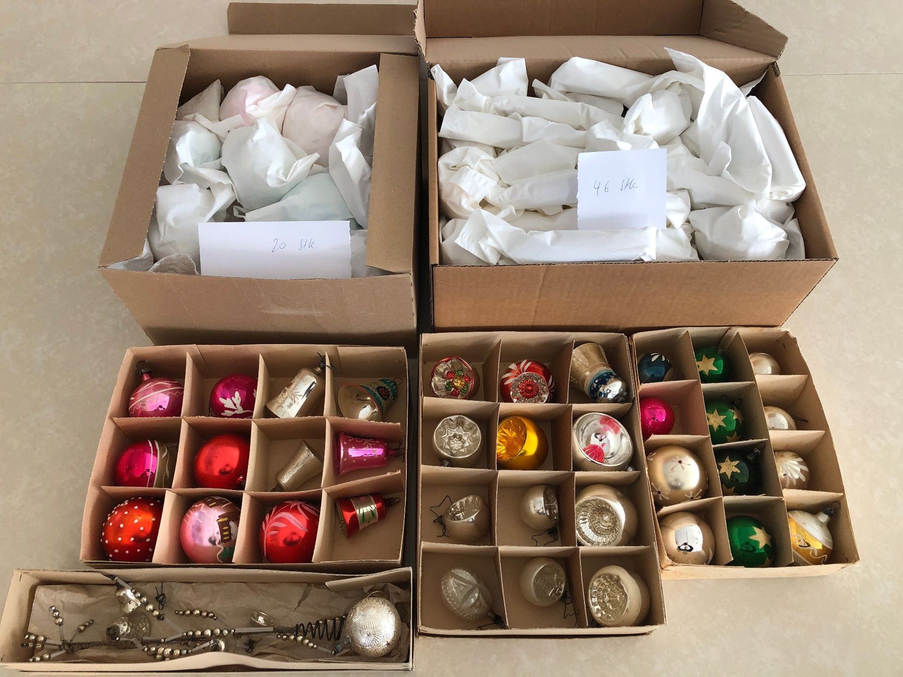 Alle Dekorationen: Weihnachtsschmuck von 1952!! – Gebraucht aus Balzers von Bastlerherz 8