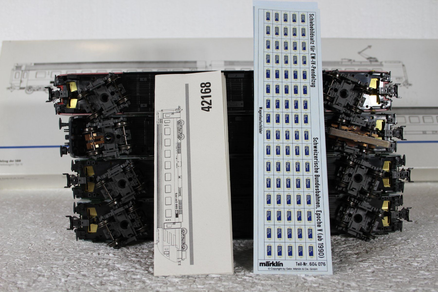 Märklin Modelleisenbahnen: Märklin 42168 SBB Pendelzug Set – Gebraucht aus Triesen von gleis8 8