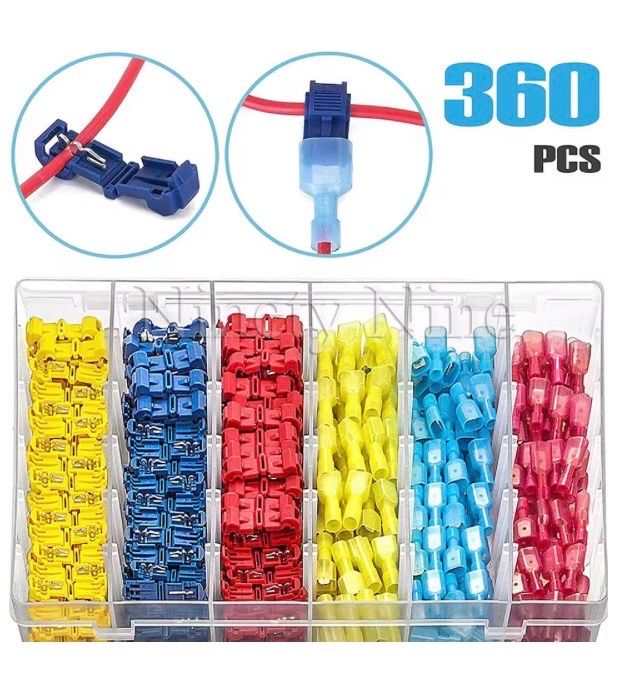 Componenti elettronici: 360 Stk. Kabelverbinder Set Sortiment Quetschverbinder – Nuovo e nell'imballaggio originale da Suhr venduto da bertone64