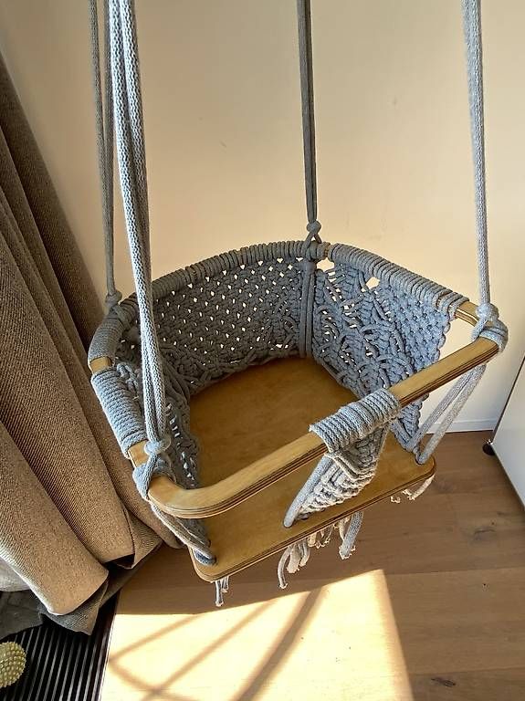 Poltrone pensili da giardino: Baby-/Kinder-Schaukel Hängesessel Makramee swing – Usato da Uetikon am See venduto da Sarri07 4