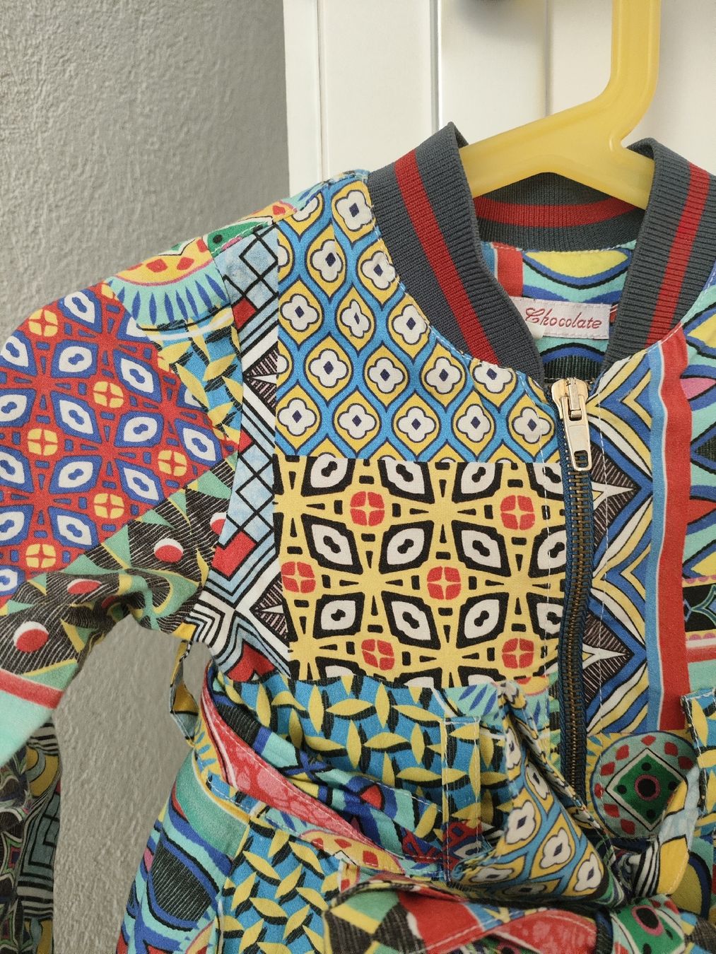 Vestiti & Gonne: Pan con Chocolate Dress Size 2 years Vibrant Patchwork Sprin – Nuovo (secondo la descrizione) da Nyon venduto da noe_jh6c 1