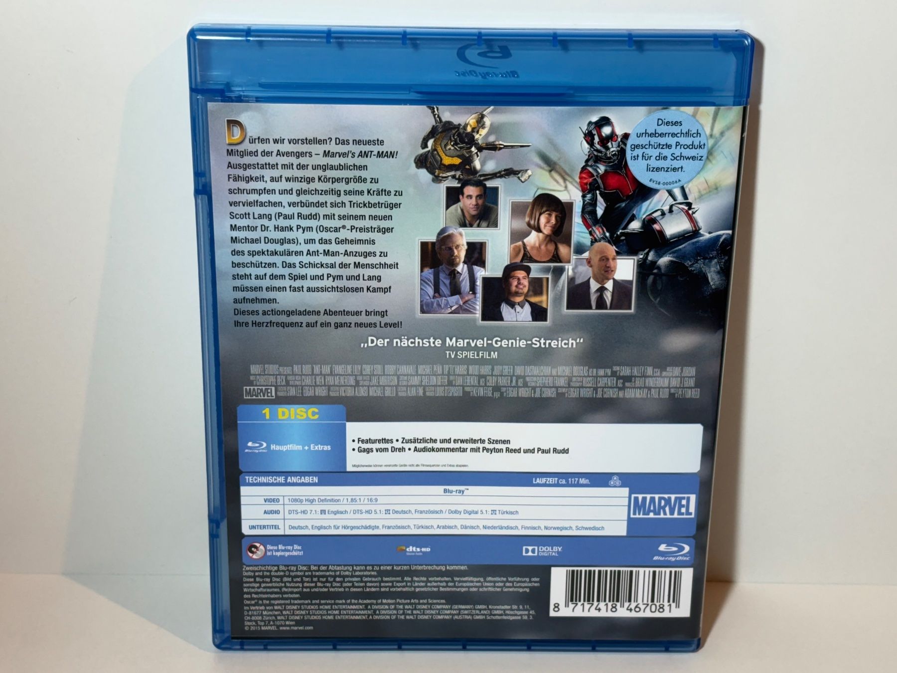 Tutti i DVDs: Ant-Man Blu Ray – Usato da Wilderswil venduto da Sstriker 1