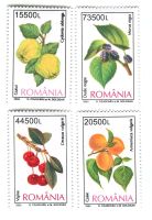 Briefmarken "Obst & Beeren". Rumänien.