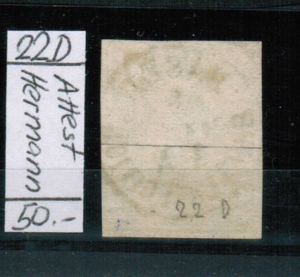 Alle Briefmarken: Strubel 22D - BASEL - Attest – Gebraucht aus Bern von peri02 1