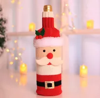 Weinflaschen Weihnachtsdeko
