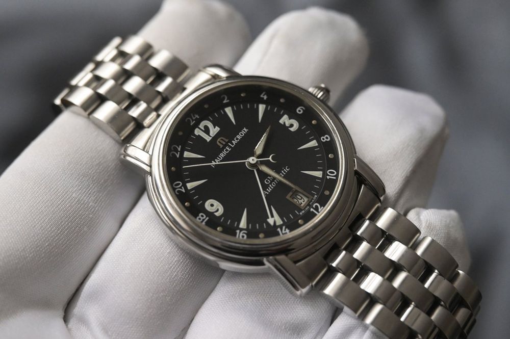 Maurice Lacroix Orologi: Maurice Lacroix Pontos Gmt 10818, full set – Usato da Eschert venduto da 0gravity 1
