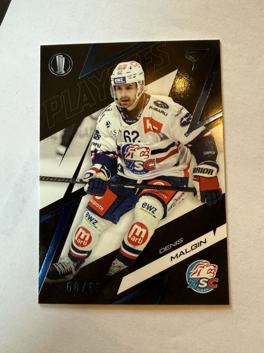 Sportzoo Cartes à collectionner: 60/60 - Denis Malgin - ZSC Lions – Neuf avec emballage d'origine à Réchy par Leeroy1998