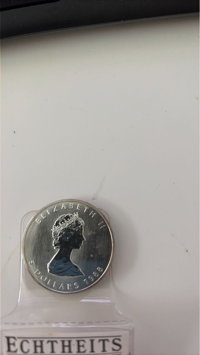 Alle Münzen: Kanada 5 Dollar Münze 1988 Silber – Gebraucht aus Reichenburg von Theworld 1