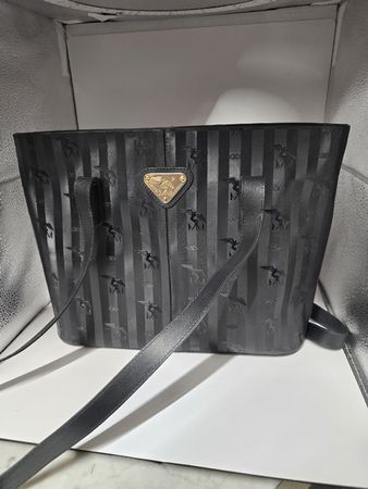 Elegant Maison Mollerus Handtasche in Schwarz 