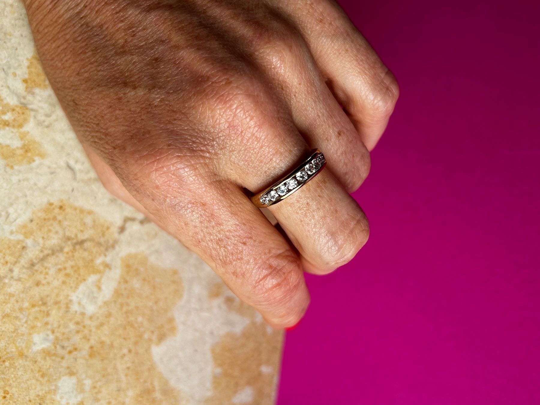 Anelli: Goldiger Ring  HOCHZEIT Gr. 55 – Usato da Laufen venduto da Bellavitaboom 2