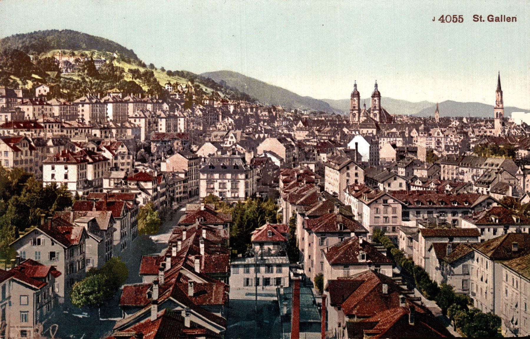 Cartes postales: St. Gallen. Panorama – D'occasion à Bronschhofen par Astore