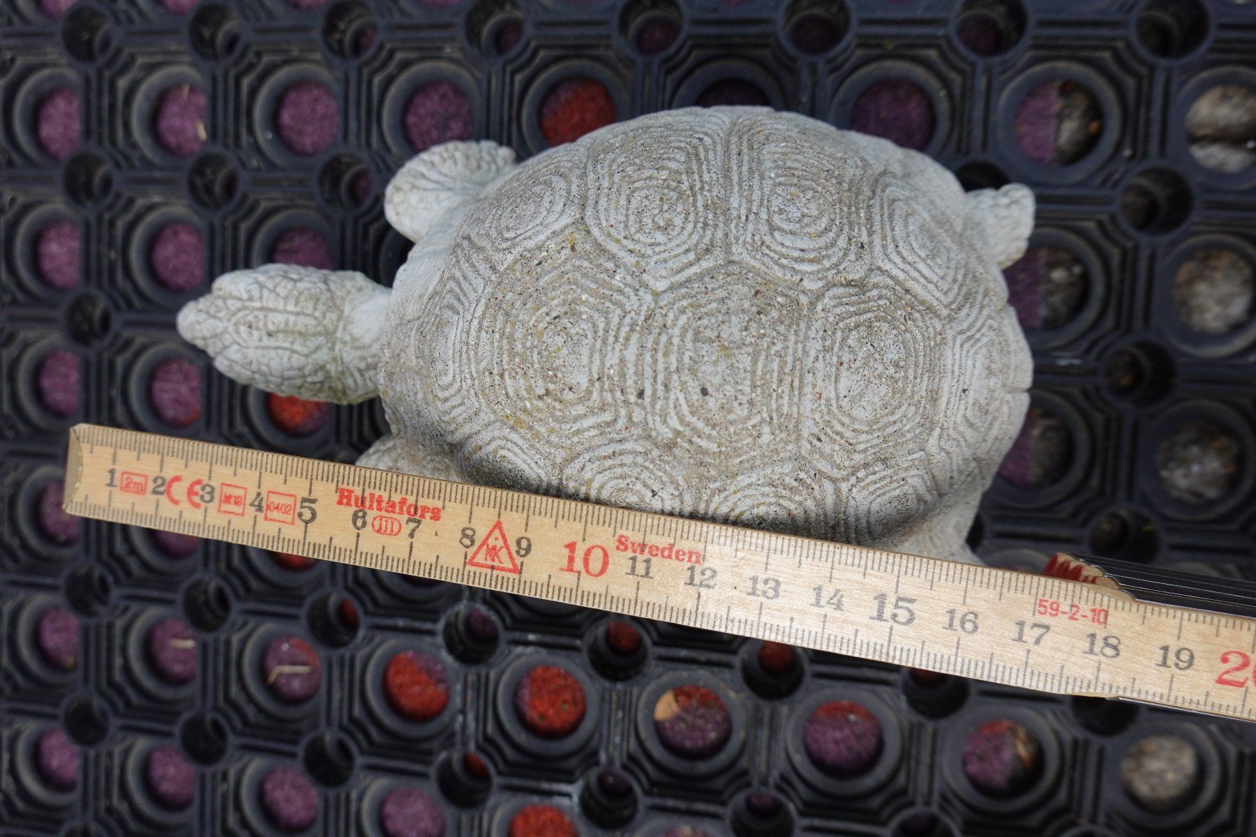 Statuette: Gartendeko: Steingussfigur Schildkröte, winterhart – Nuovo (secondo la descrizione) da Jona venduto da simongarden 6