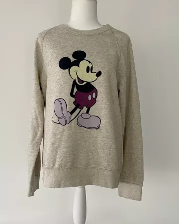 Mickey Mouse Sweatshirt,  beige, Vintage Style