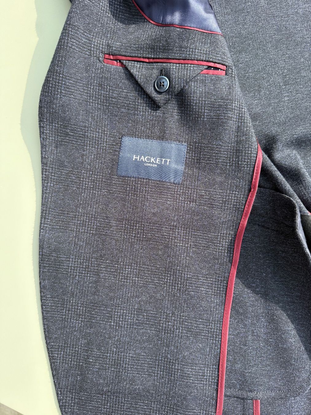 Hackett Jacken: HACKETT Blazer, Gr. UK 36R = Gr. 46, blau karriert – Neu (gemäss Beschreibung) aus Appenzell von ScharlyB 3