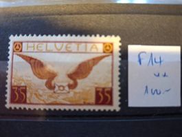 timbre poste aérienne F14 ** SBK 100.--