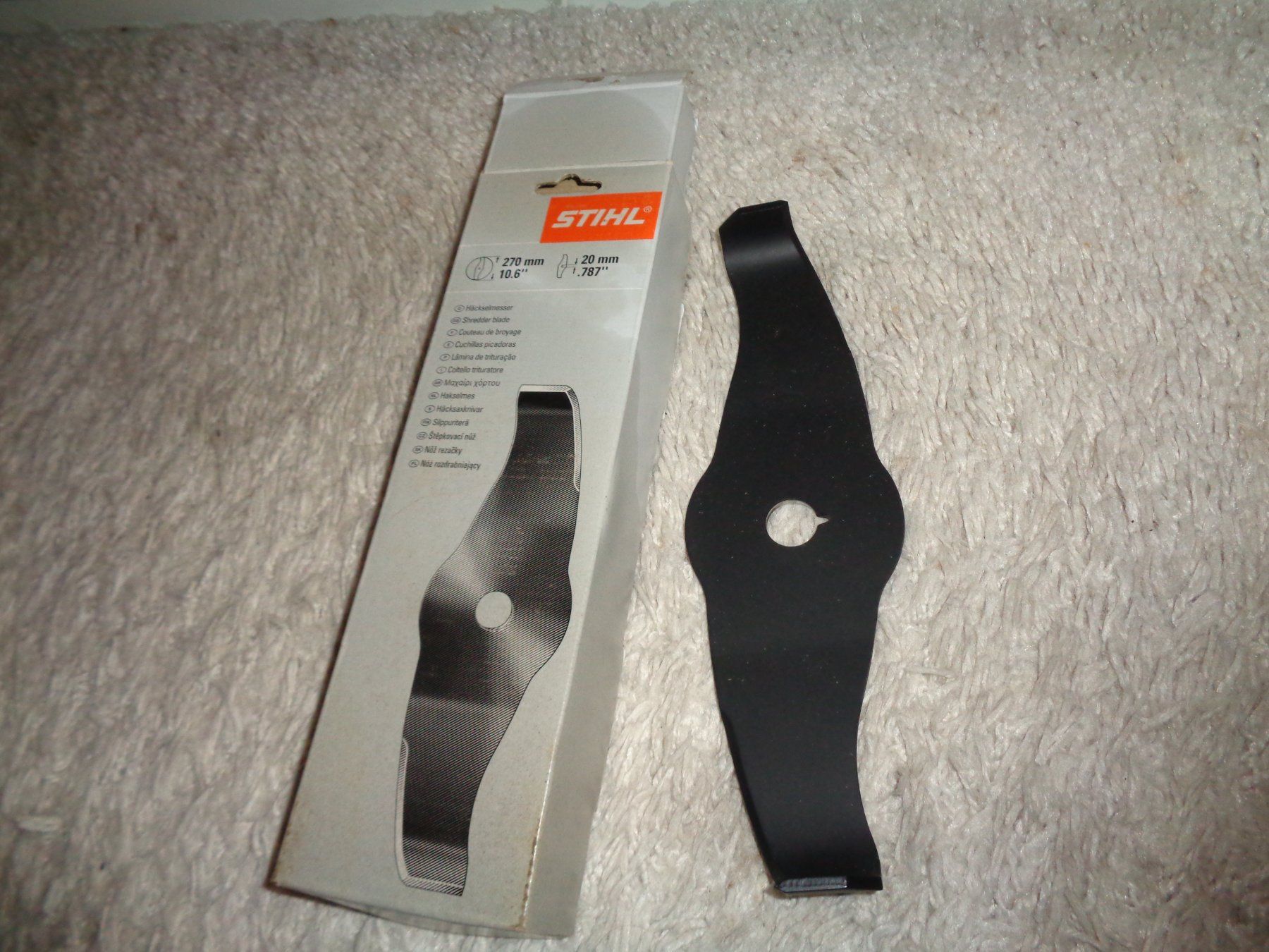 Stihl Tutti gli attrezzi: *** Häckselmesser von STIHL *** / Neu – Nuovo e nell'imballaggio originale da Othmarsingen venduto da Leuchtturmlady 4