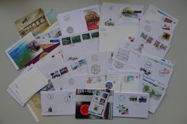2001-2022, Schachtel mit ca. 120 modernen Belegen und FDC