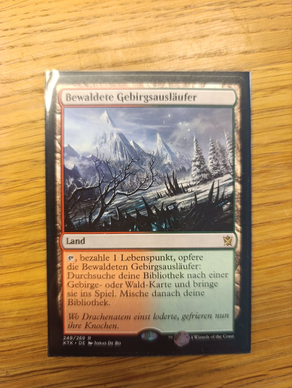 Spiele: MTG Bewaldete Gebirgsausläufer – Gebraucht aus Luterbach von velofanatic