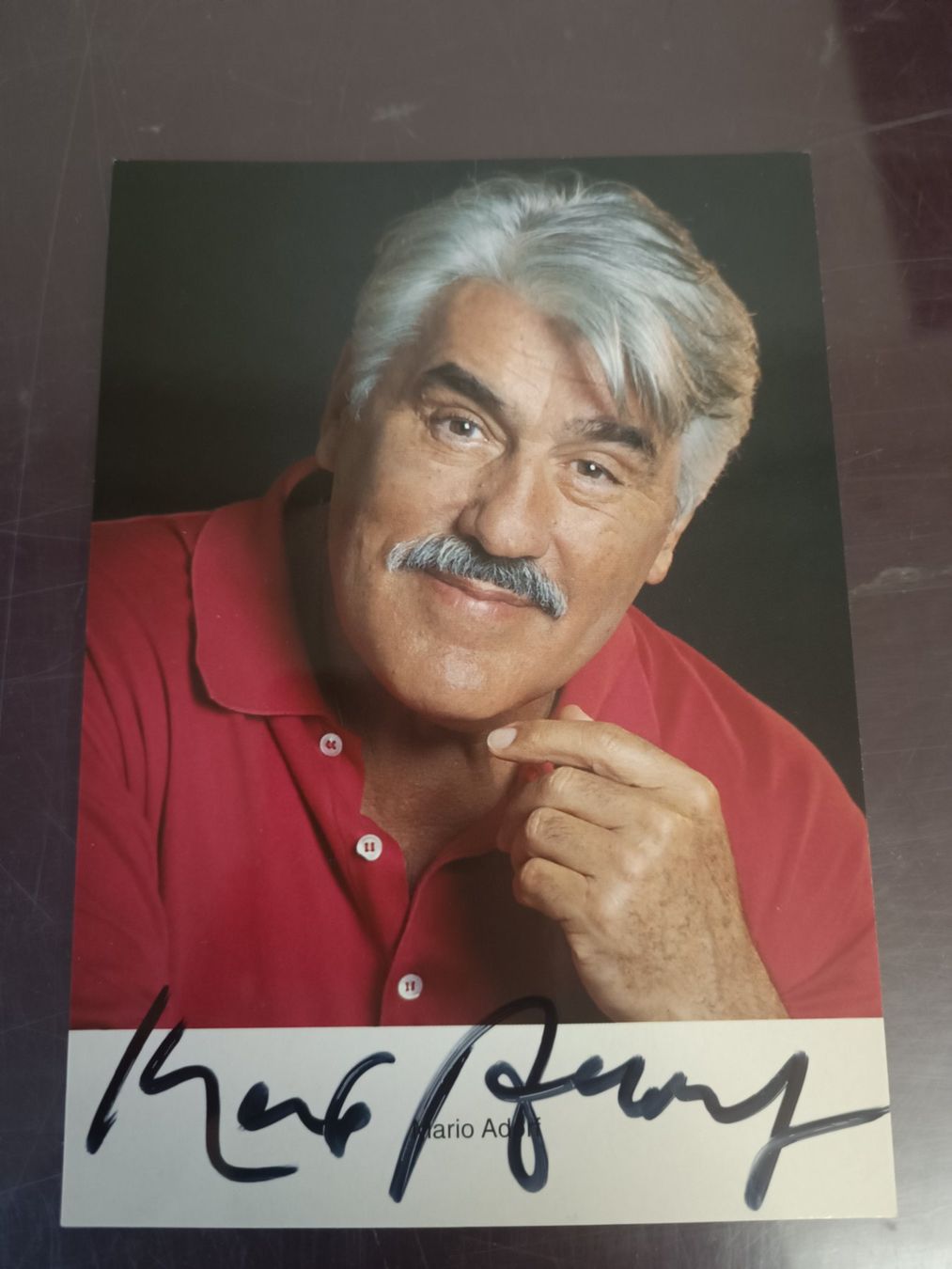Autografi: Mario Adorf - handsigniert – Usato da Menziken venduto da Artographs