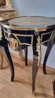 Säulentisch Louis XV im Boulle Stil, Beistelltisch Barock