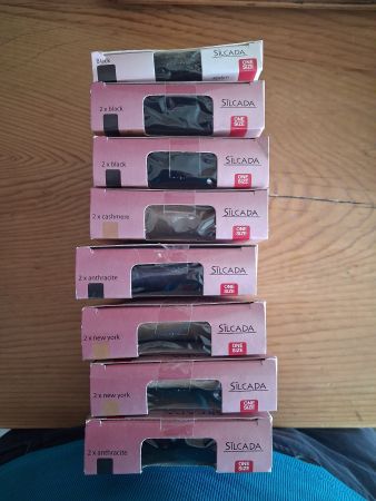 Silcada Stütz Kniestrümpfe One Size 8 Pack NEU