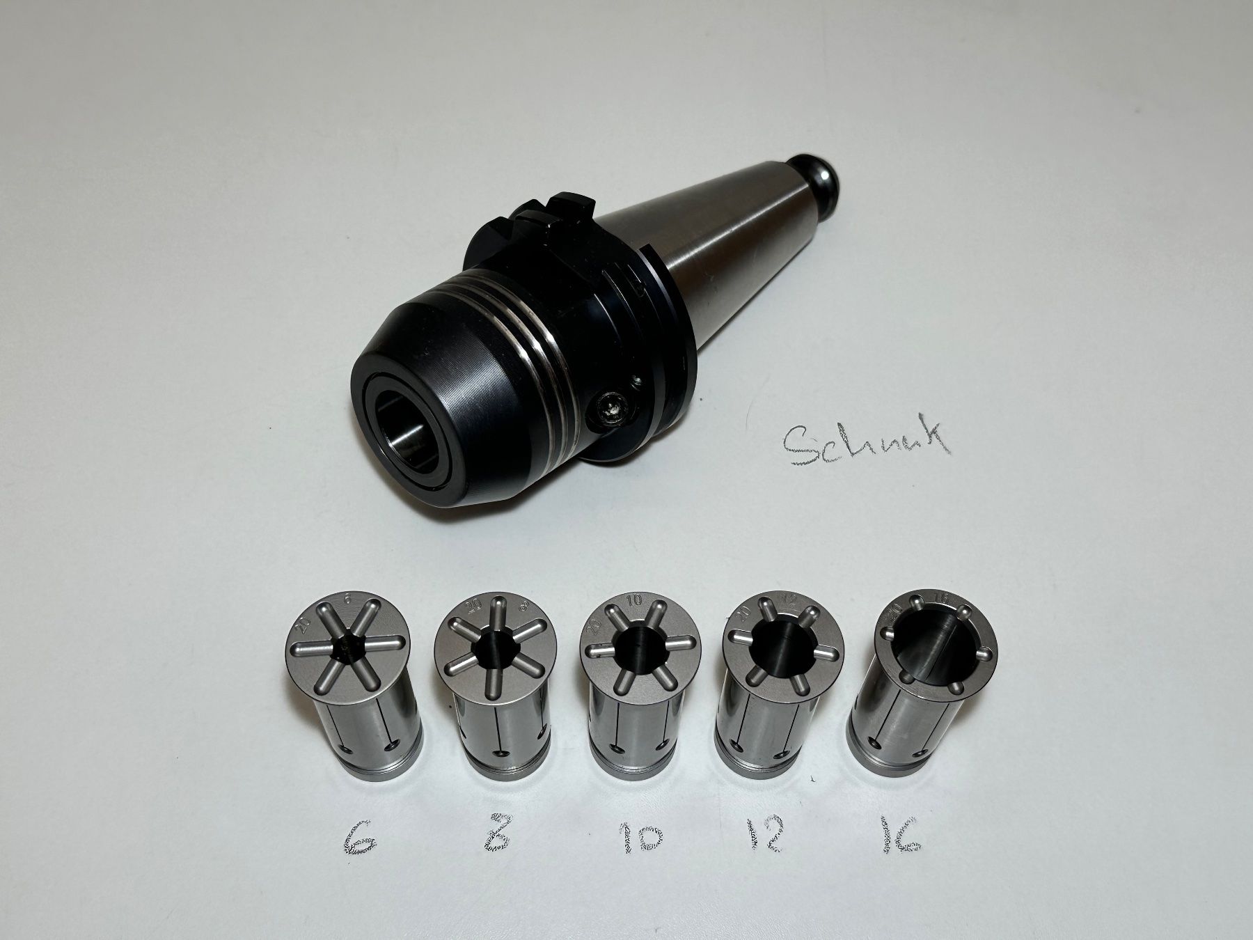 Alle Werkzeuge: SK40 Schunk Hydraulikspannfutter Hydraulikfutter Spannzangen – Gebraucht aus Boswil von  5