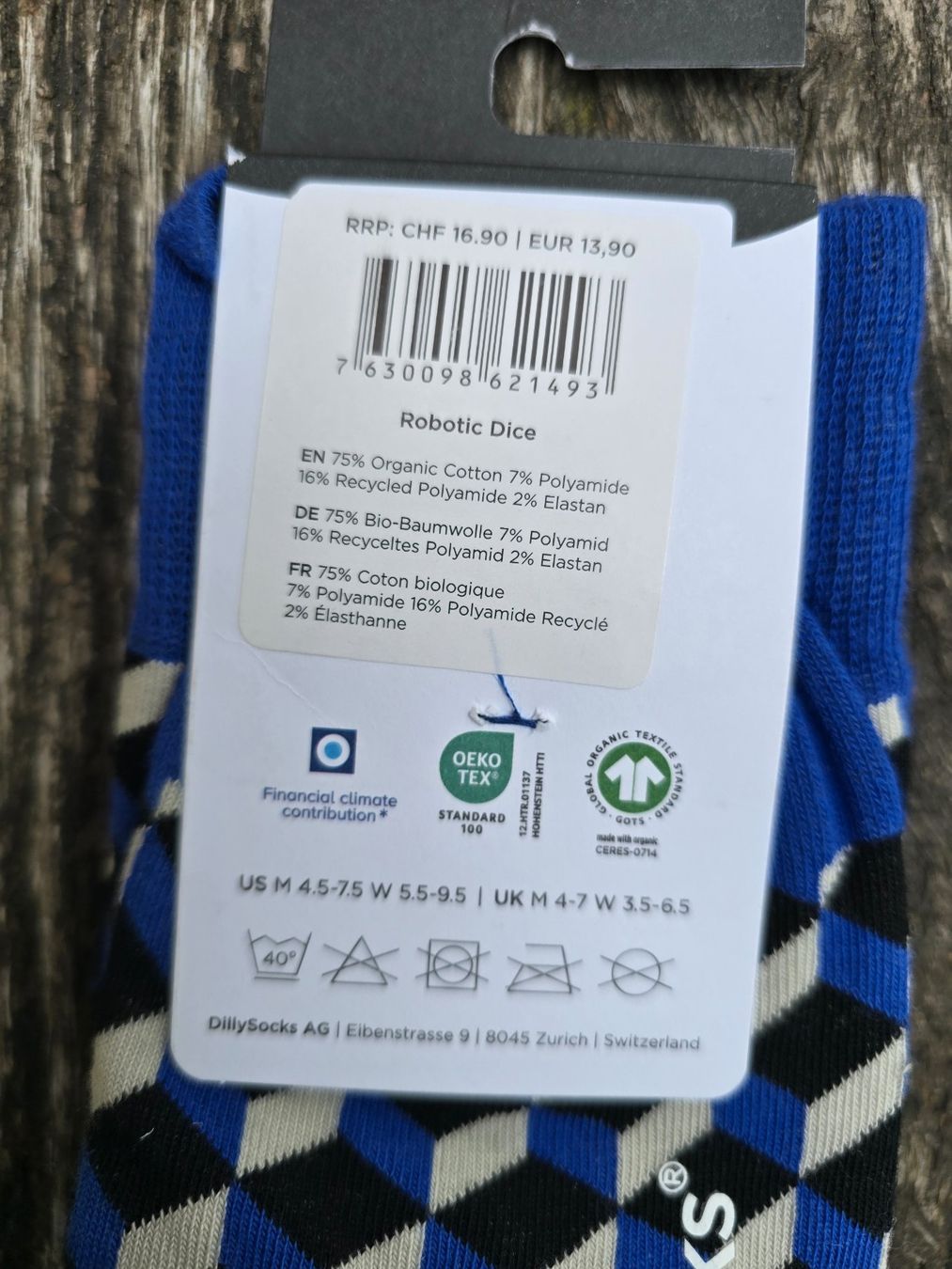 Calze: DillySocks "Robotic Dice" Gr. 36-40 - Neu & Original! – Nuovo e nell'imballaggio originale da Romanshorn venduto da Rachacha 1