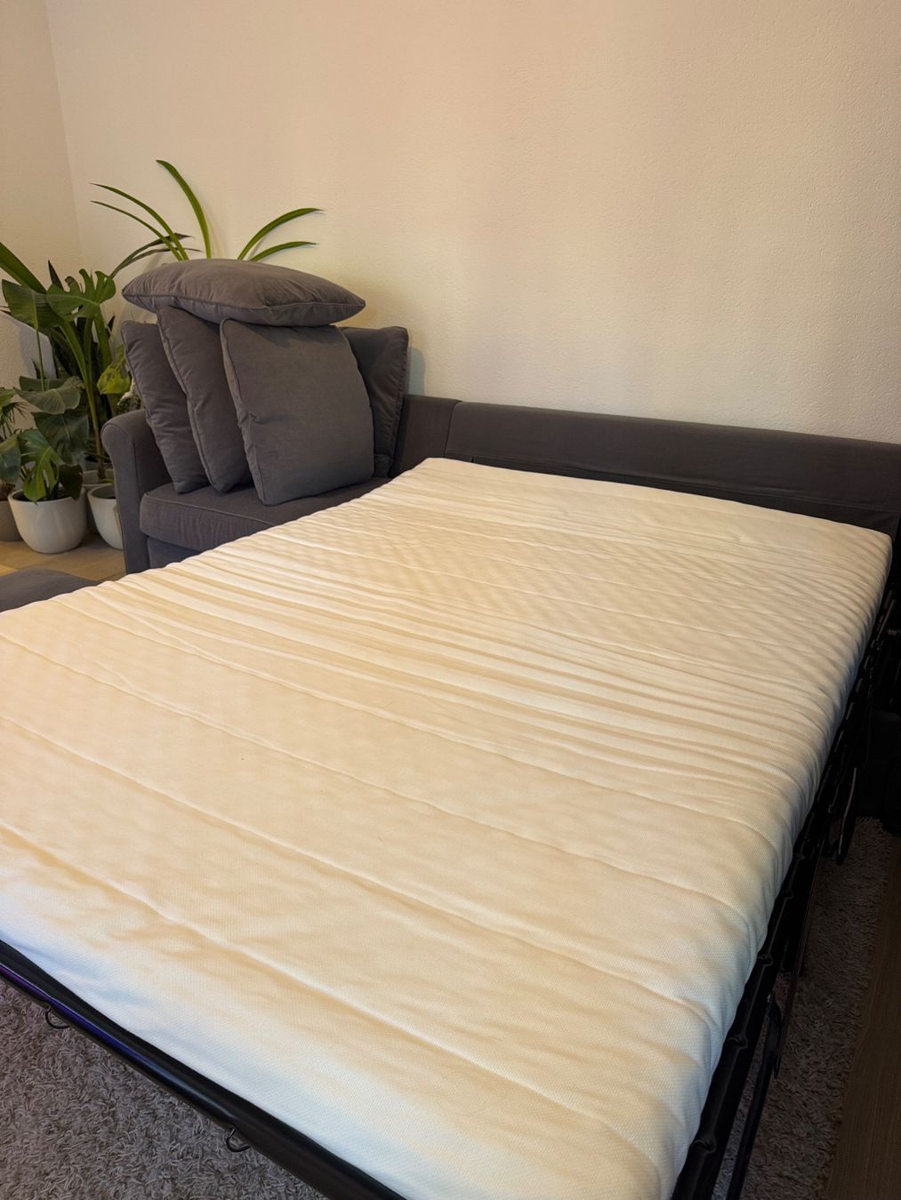 Divani: IKEA 3er Sofa mit Schlaffunktion grau – Usato da Chur venduto da kat_9dnw 5