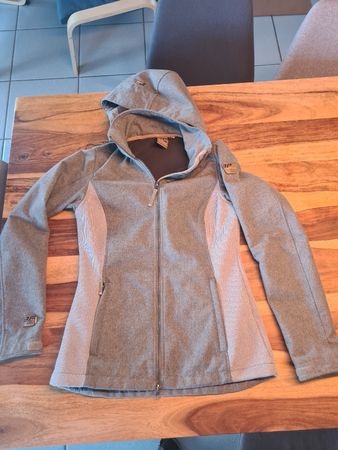 Icepeak Softshelljacke Damen grau Grösse 36 gut erhalten