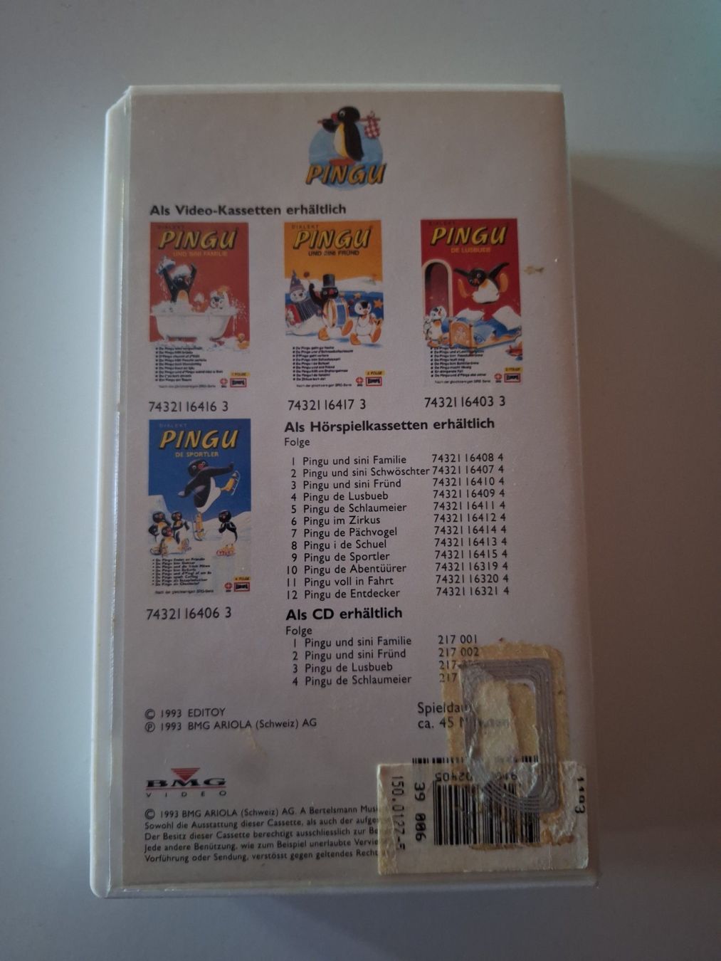 Alle VHS: VHS Pingu – Gebraucht aus Wanzwil von chlinih93 1