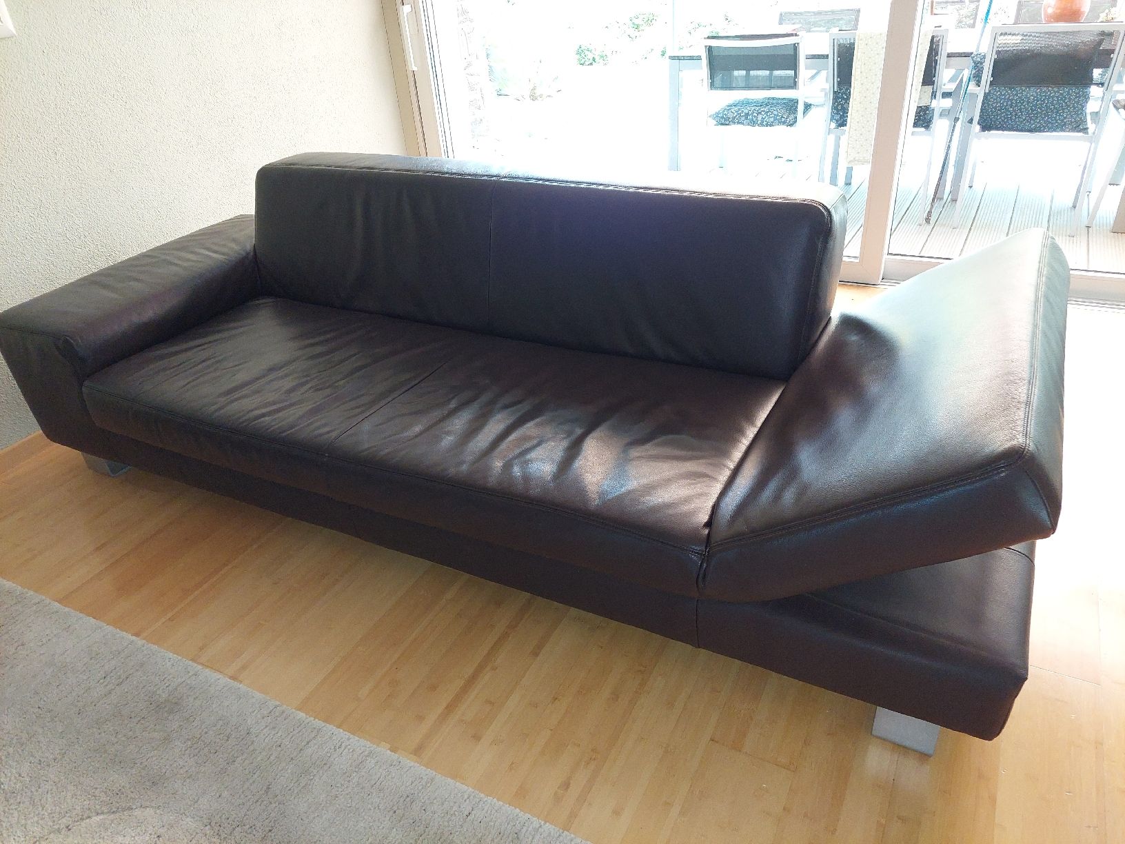 Divani: Sofa, Leder, dunkelbraun  – Usato da Kriens venduto da Moenggi2012 1