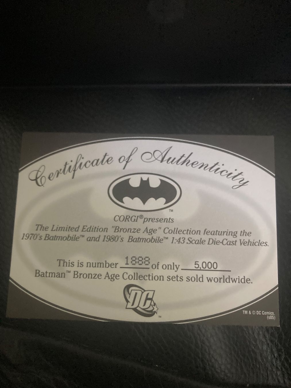 Corgi Toys Modellini d'auto: Batman Collection: Batmobile Corgi Limitierte Sammler DC – Nuovo (secondo la descrizione) da Bern venduto da TotheMoonnn 4