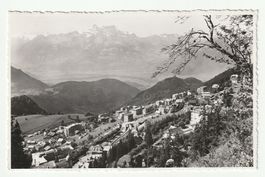 Ansichtskarte Leysin La Dent du Midi Waadt Gelaufen 1939