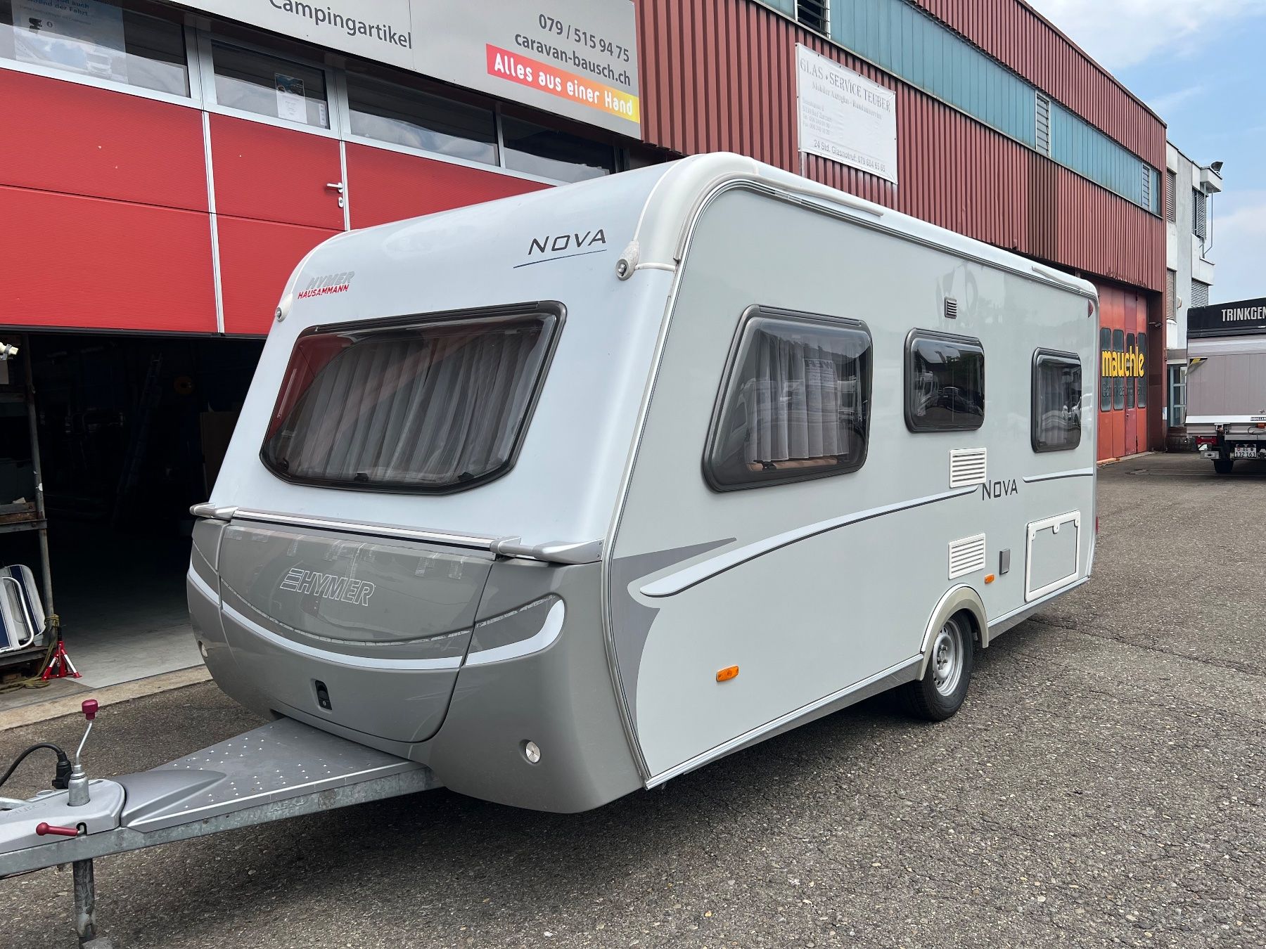 Hymer Véhicules de camping: Wohnwagen Hymer Nova 465 – D'occasion à Bad Zurzach par Zurzicamper 1