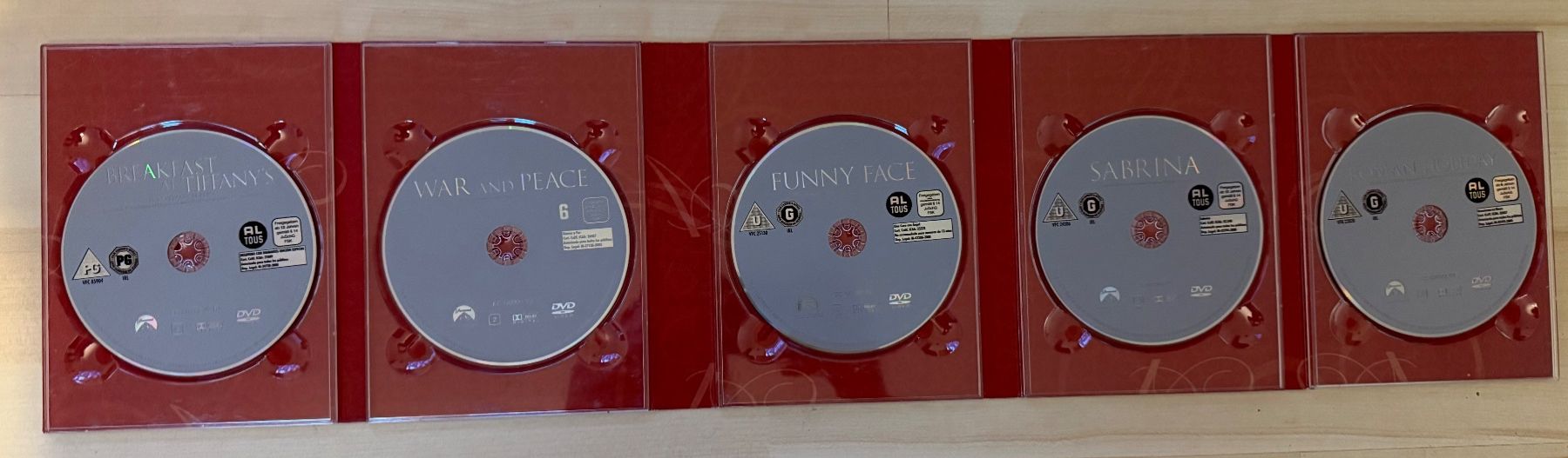 Tutti i DVDs: Audrey Hepburn Rubin Collection DVD Box – Usato da Altstätten SG venduto da sheamus 6