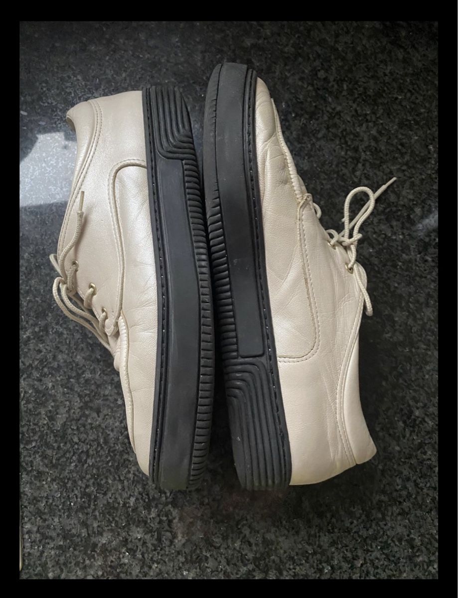 Scarpe da donna: Sneaker hellbeige metallic, Gr.39, Leder – Usato da wallisellen venduto da kadoja 2