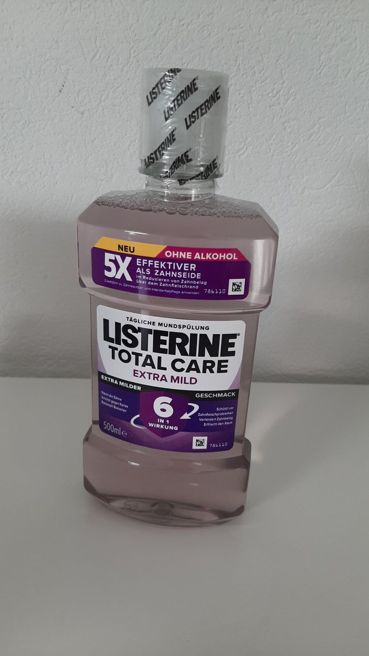 Altro per la cura del corpo: Listerine Total Care Extra Mild 500ml – Nuovo e nell'imballaggio originale da Aarburg venduto da i_c6r8