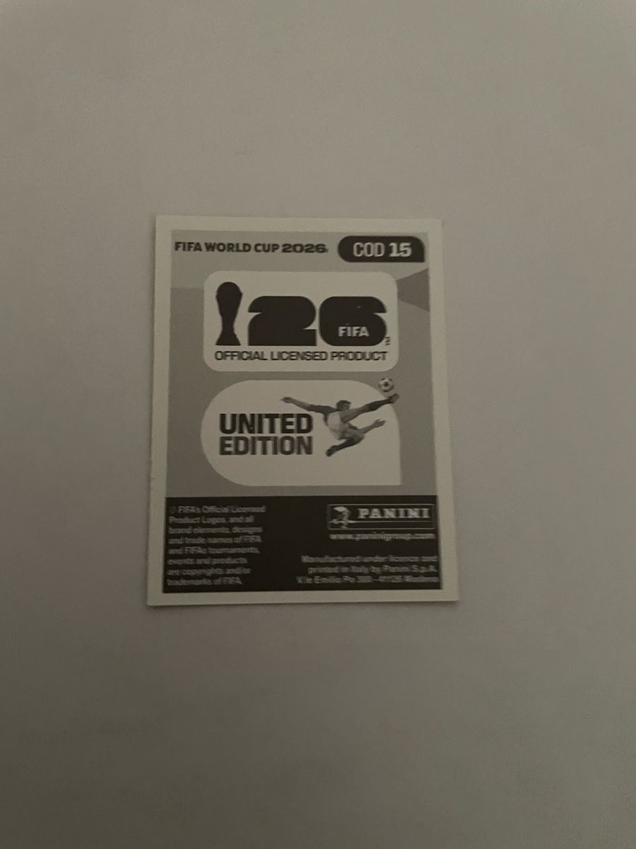 Panini Sammelbilder & Trading cards: FIFA WM 2026 Meschack Elia COD 15 – Neu (gemäss Beschreibung) aus Winterthur von Cobraforce 1