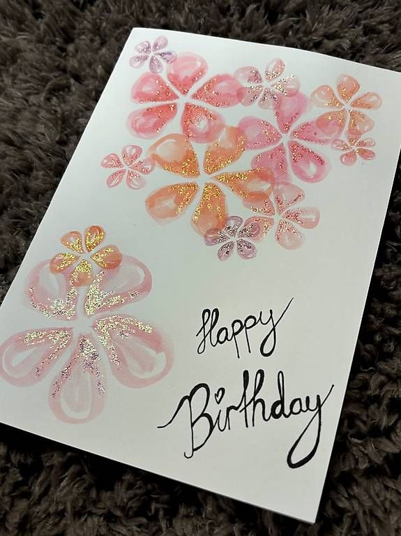 Cartoline: Grusskarte Geburtstag Blumen – Usato da Gunzwil venduto da nat_yy2y