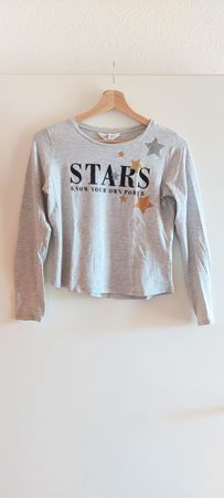 T-shirts gris et rose (Lot en taille 158/164)