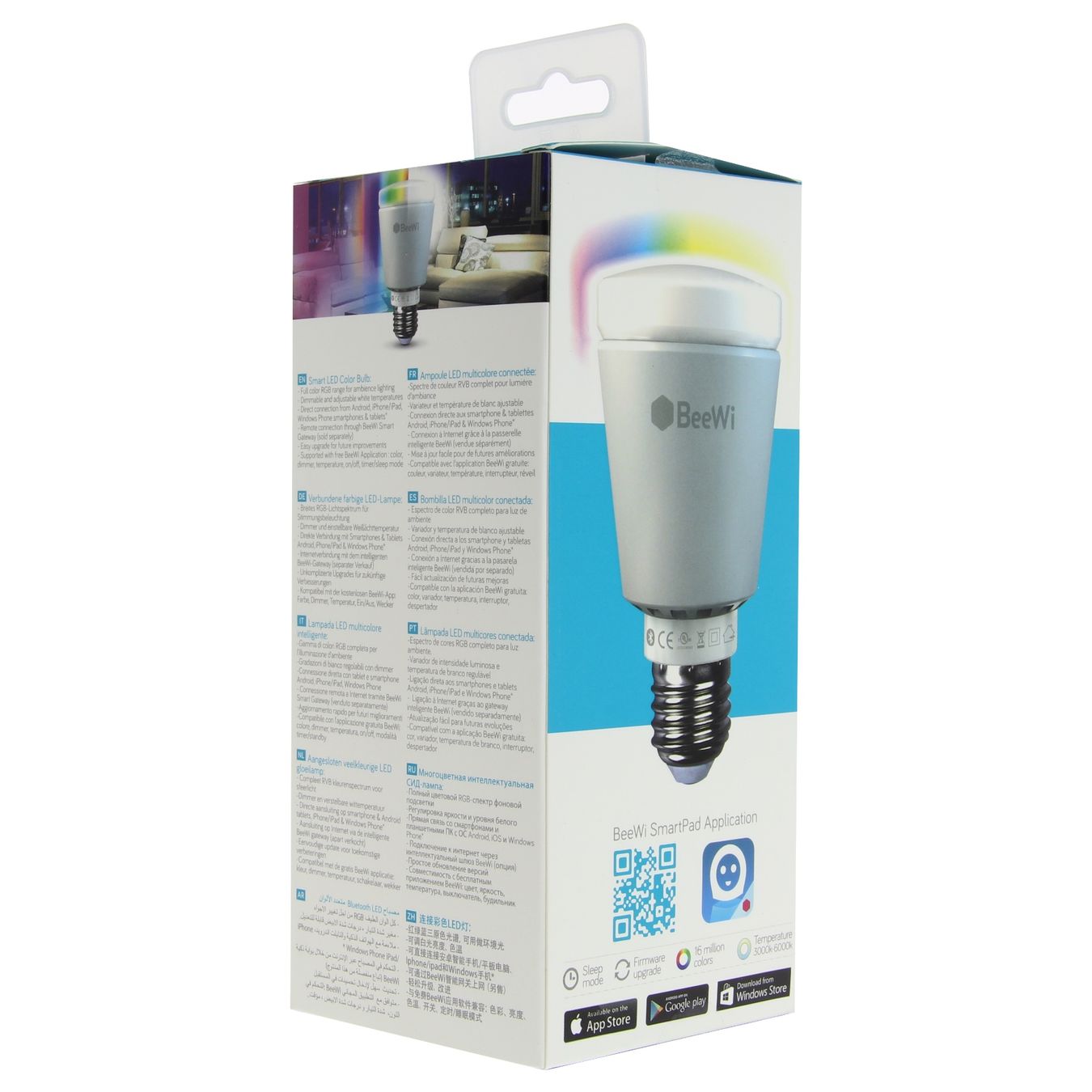Smart Lampen: Smarte Bluetooth LED Color Glühbirne Leuchtmittel E27 7W – Neu und originalverpackt aus Schaffhausen von Spezialist 4