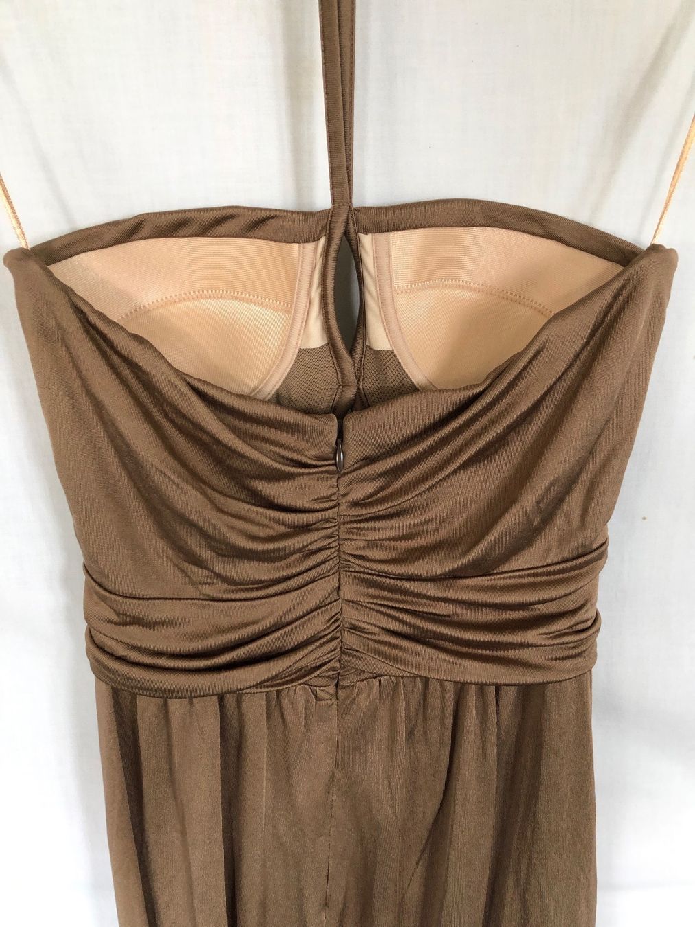 Max Mara Kleider: Robe bustier maxi couleur bronze Pianoforte di Max Mara – Gebraucht aus Coppet von Vanessamode 7