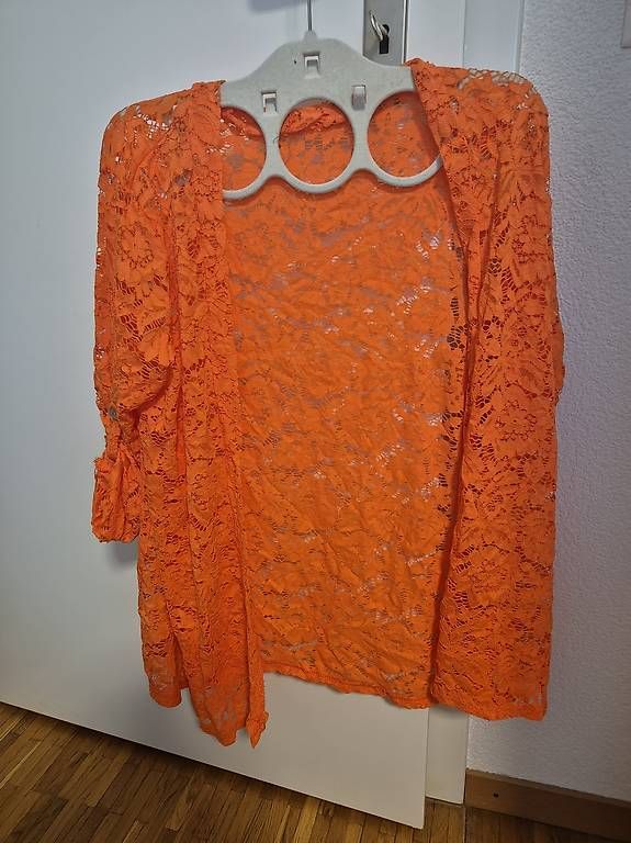Camicette: Jaquette orange a dentelle gr. M neuve – Usato da marly venduto da Leg_chipie21 1
