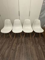 4 Esszimmerstühle weiss Skandi