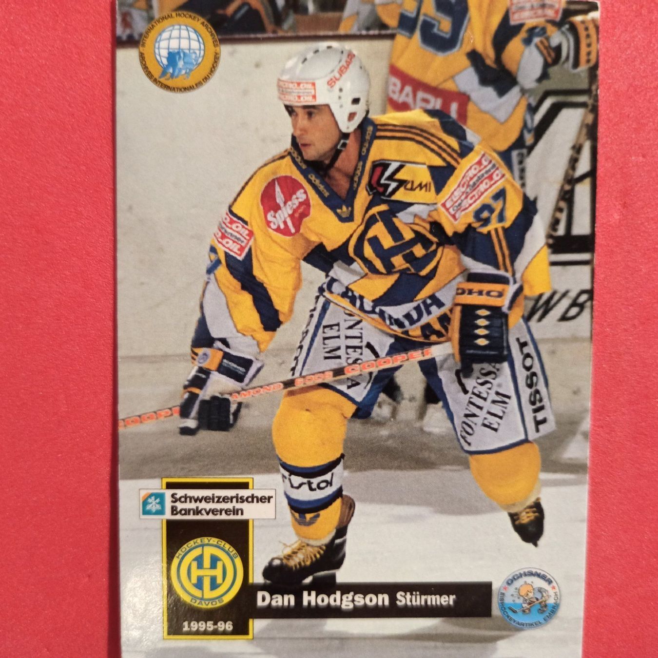 Carte collezionabili: Dan Hodgson - HCD - 1995/96 – Usato da Dübendorf venduto da kb86_MOVIE