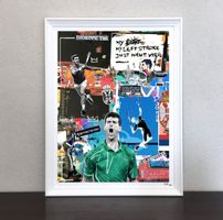 Novak Djokovic Pop Art Kunst Modern Stroke Serbia Bild Urban