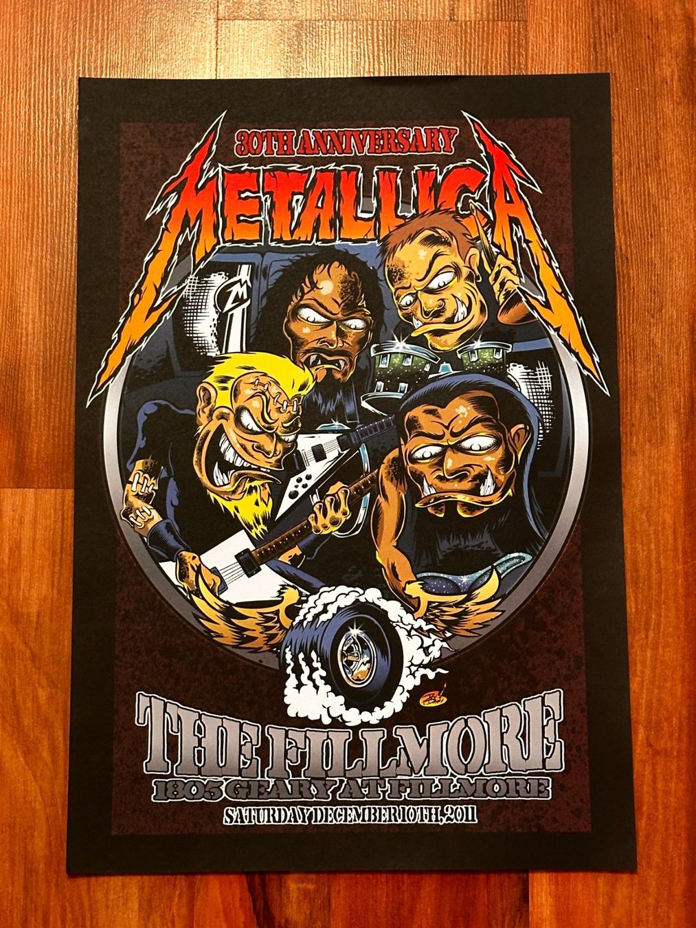 Foto & Immagini: Metallica Poster Fillmore 30th anniversary 10.12.2011 – Usato da Bellevue venduto da LarsUlrich01