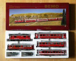 Glacier-Express H0m Lok + 4 Wg, Bemo Artnr. 7258.120