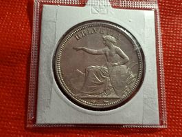 1851 5 CHF FR SFR 5fr 5chf RARE SILBER SCHWEIZ art 1855