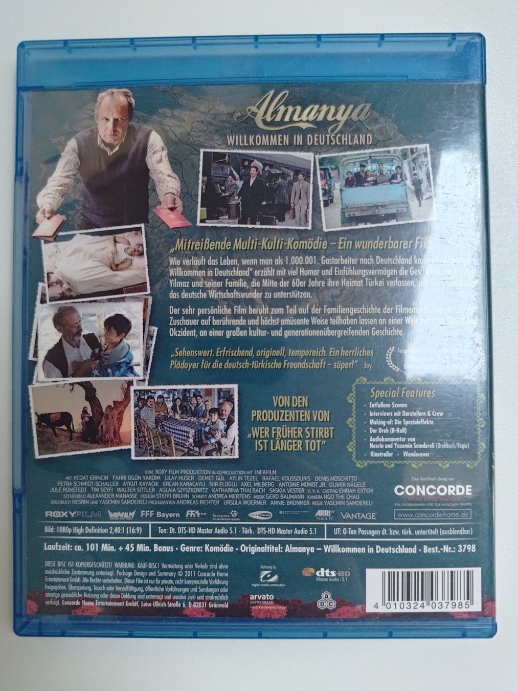 Tutti i DVDs: Almanya - Willkommen in Deutschland – Usato da Liestal venduto da Kratzilla 2